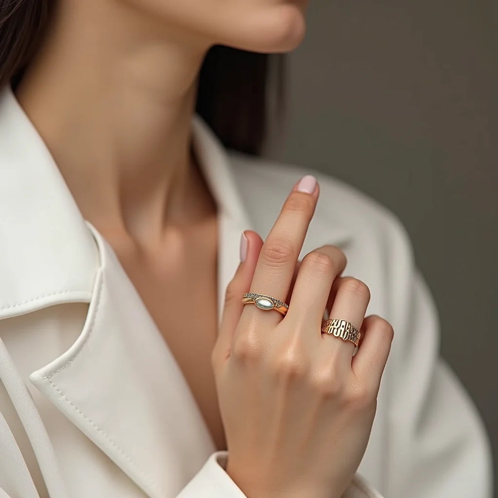 Korean Hollow Ring - Korean Hollow Ring A Delicate Statement for Everyday Wear