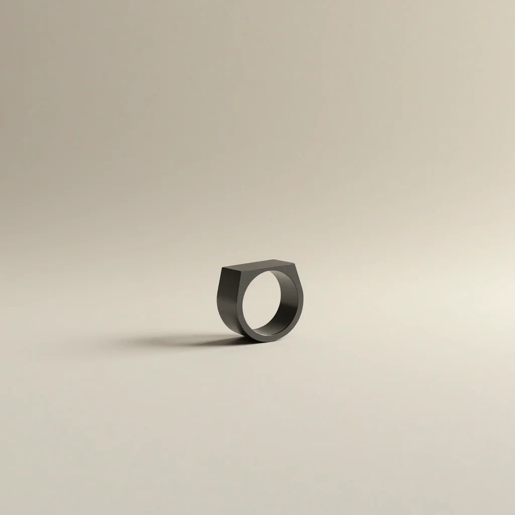 Geometric Open Ring - Geometric Open Ring Modern Minimalist Jewelry Guide