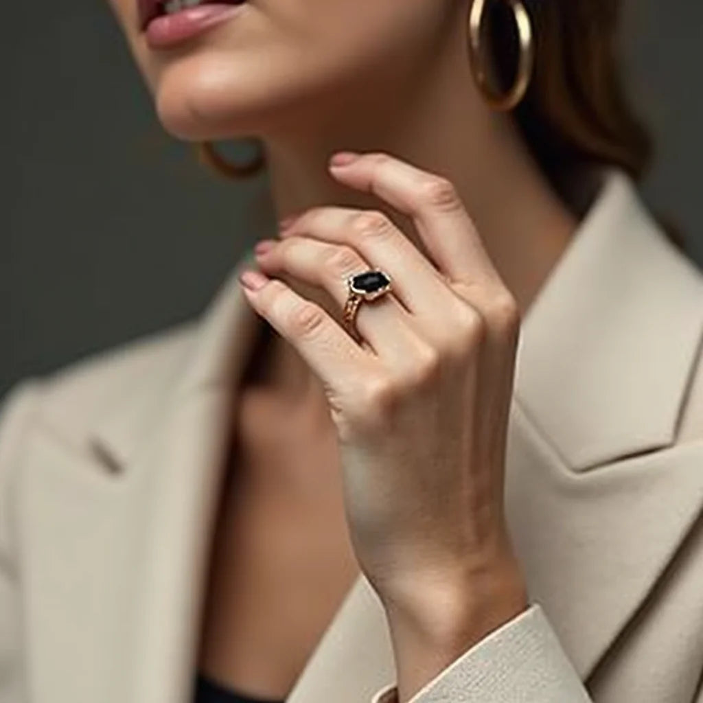 Irregular Geometric Ring - How to Style an Irregular Geometric Ring for Modern Flair