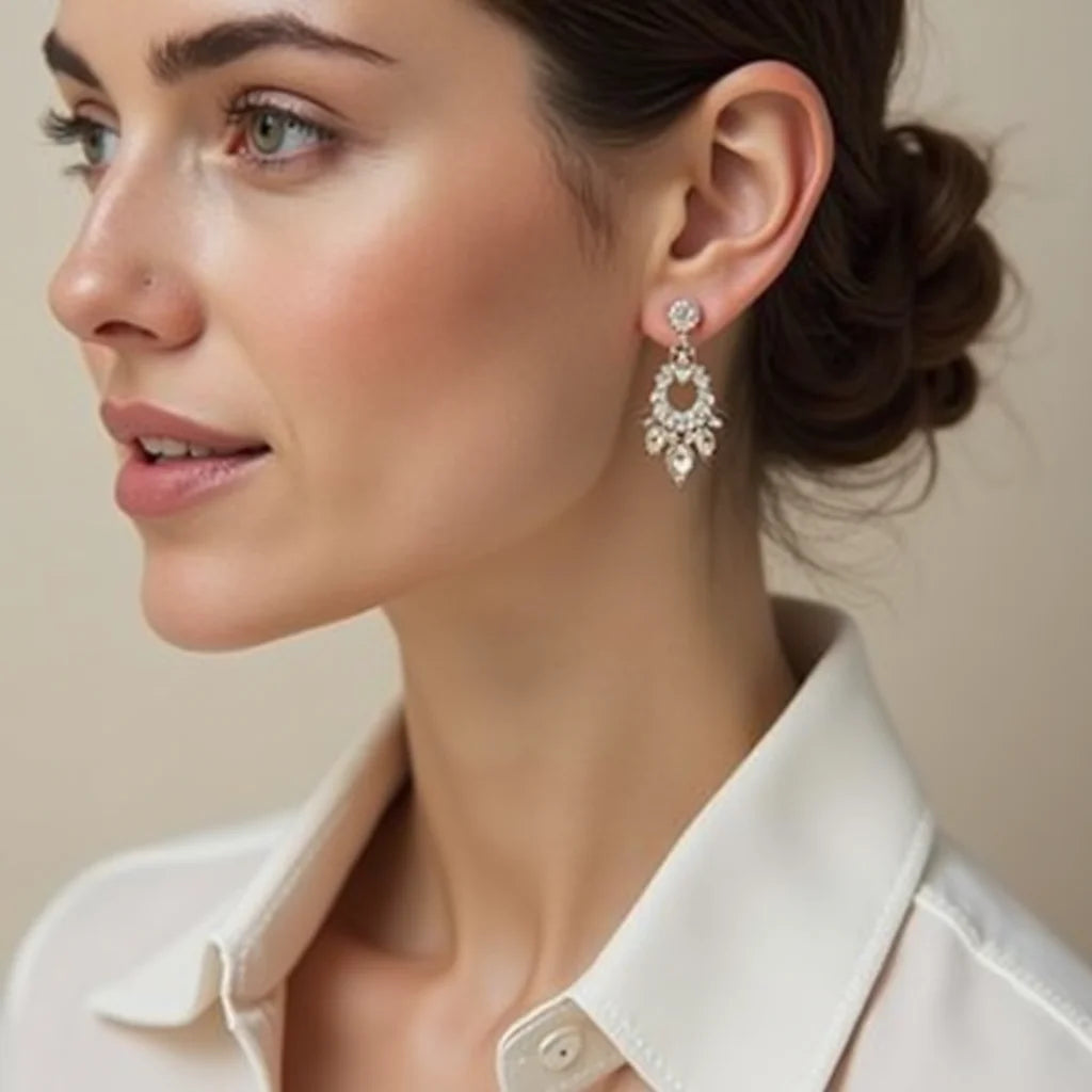Elegant Stud Earrings - Elegant Stud Earrings for Subtle Shine and Everyday Style