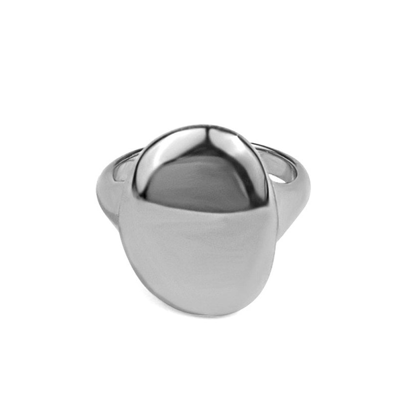 Anillo de dedo índice brillante estilo coreano 2021 nueva pulsera de anillo de apertura personalizada de moda Simple Oval Ins