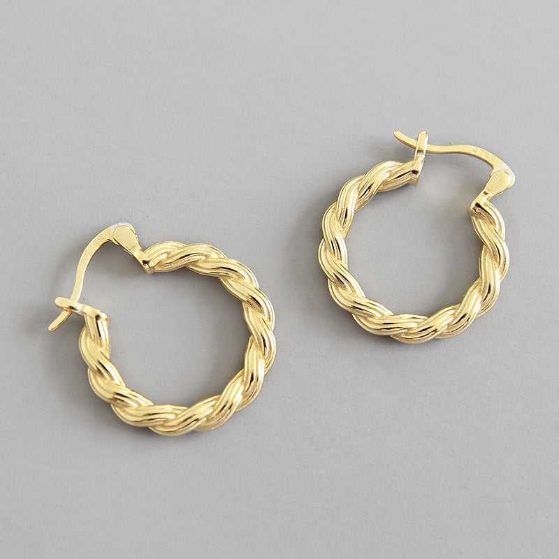 retro giro nicho diseño sentido simple pendientes salvaje oreja joyería