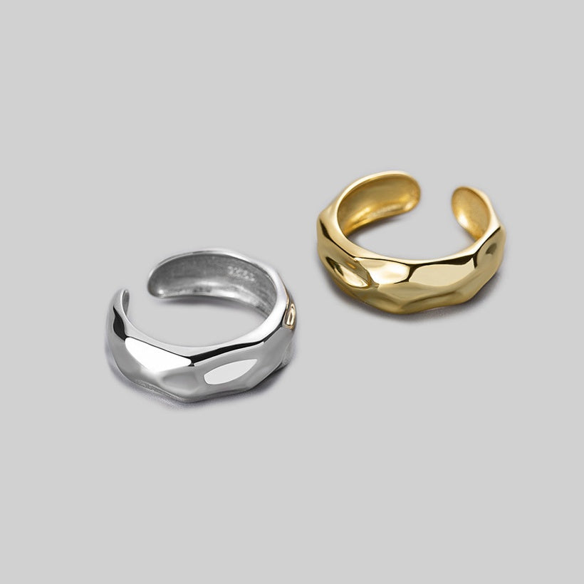 Anillo irregular irregular coreano de moda anillo abierto geométrico simple