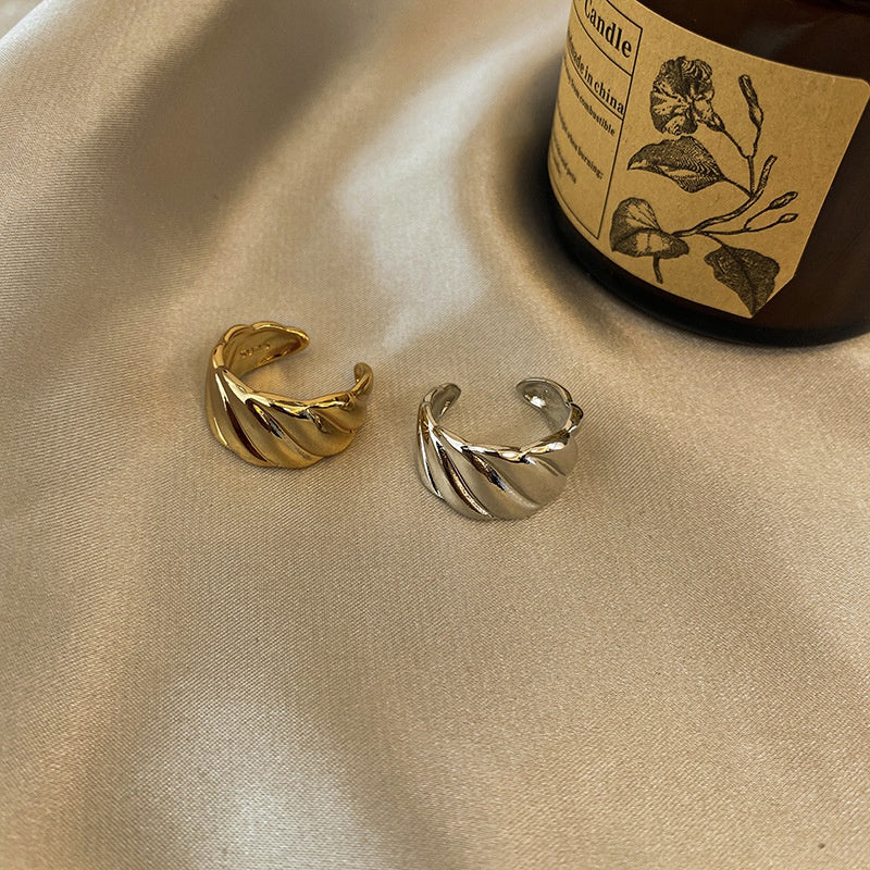 Anillo de dedo índice simple con textura de moda coreana al por mayor