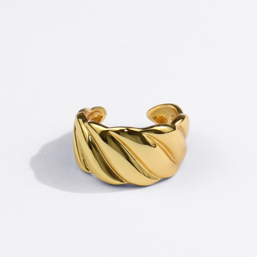 Anillo de dedo índice simple con textura de moda coreana al por mayor