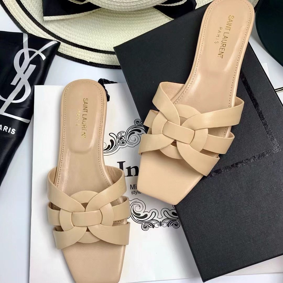 YSL Saint Laurent Nu Pieds Flat heelaaaaaaaaaaaa