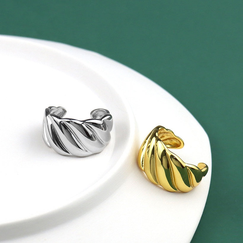 Anillo de dedo índice simple con textura de moda coreana al por mayor