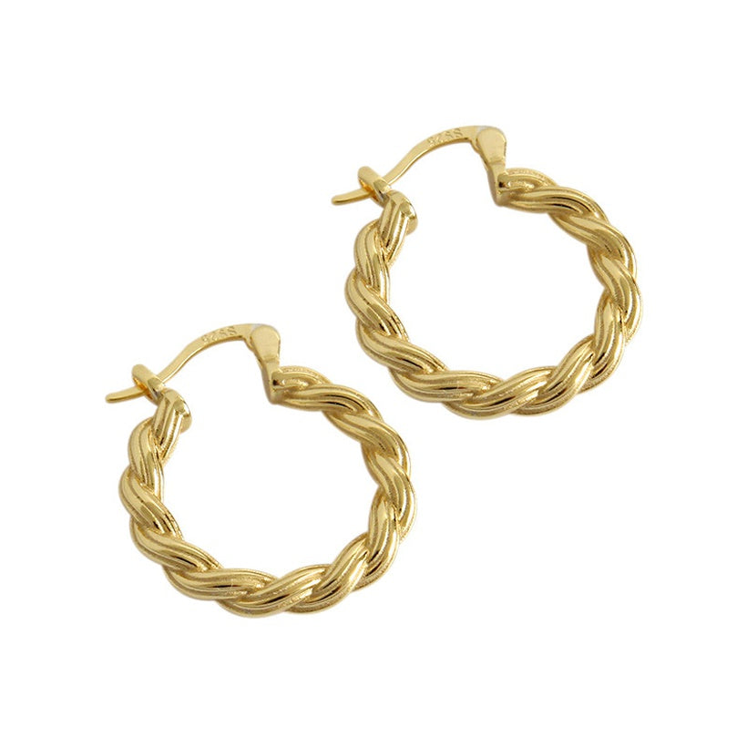 retro giro nicho diseño sentido simple pendientes salvaje oreja joyería