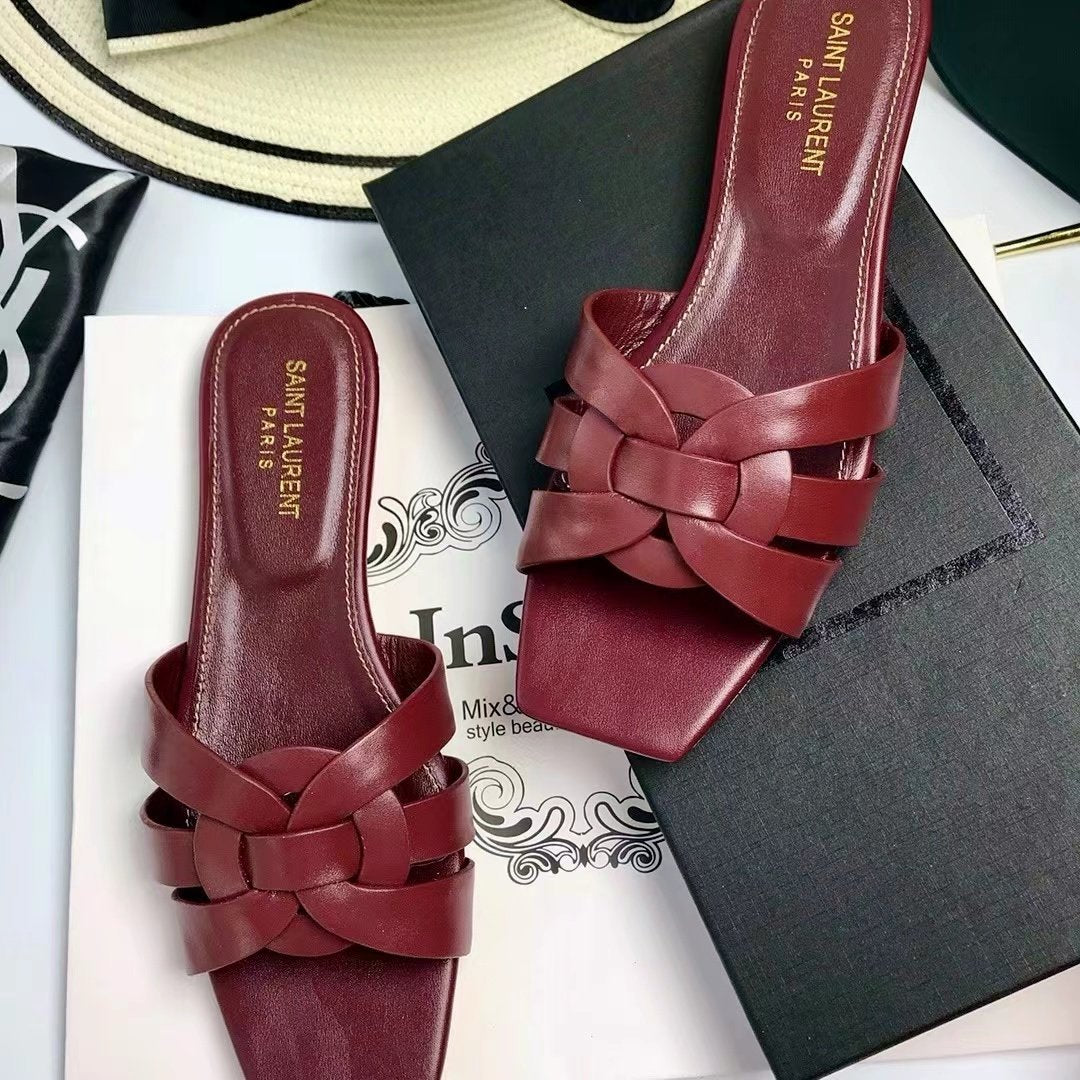 YSL Saint Laurent Nu Pieds Flat heelaaaaaaaaaaaa