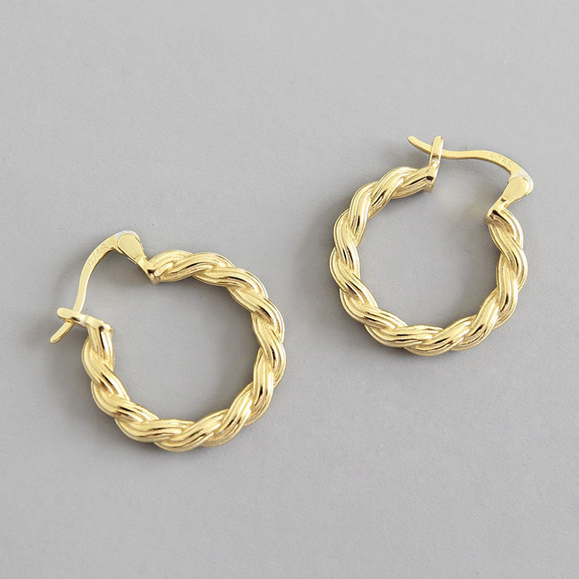 retro giro nicho diseño sentido simple pendientes salvaje oreja joyería