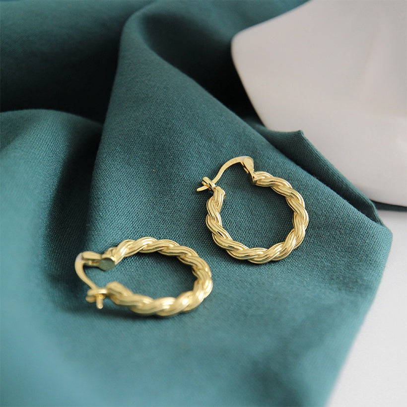 retro giro nicho diseño sentido simple pendientes salvaje oreja joyería
